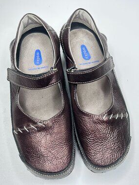 WOLKY Women’s Strap Cloggy Mary Jane Shoe Metallic Bronze Size US 9/ EU 41 NEW